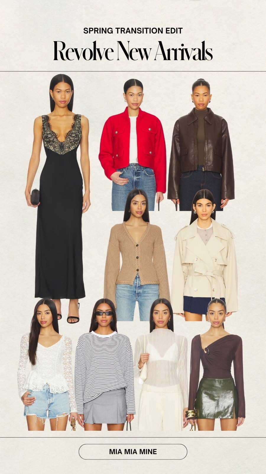 Revolve new arrivals
Spring transitional sweaters, winter jackets and long sleeve tops


#LTKValentine #LTKootd #LTKSeasonal