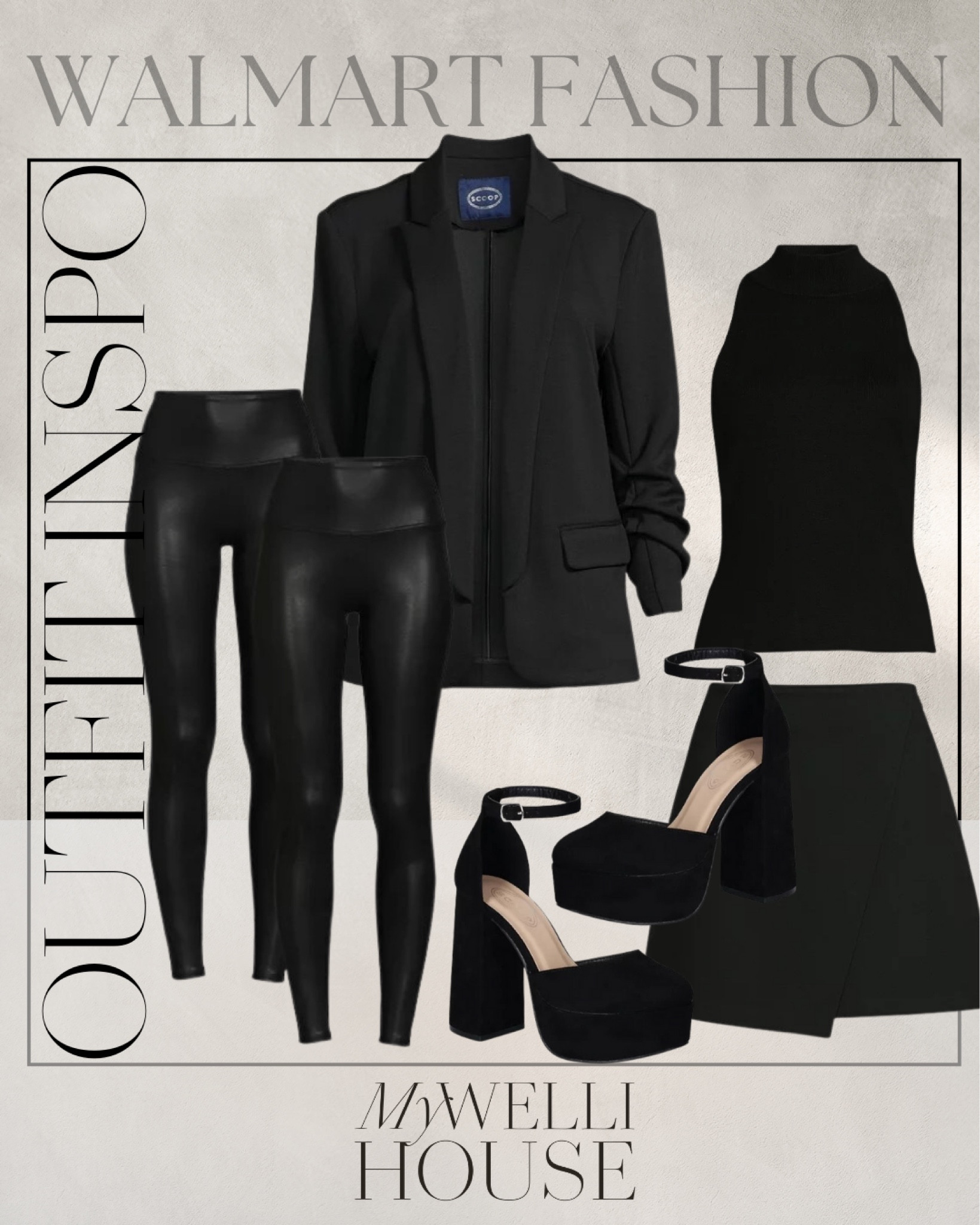 STATEMENT BLACK PIECES FOR YOUR CAPSULE WARDROBE! #WALMARTFASHION #WALMARTPARTNER 

#LTKFind #LTKunder50 #LTKover40