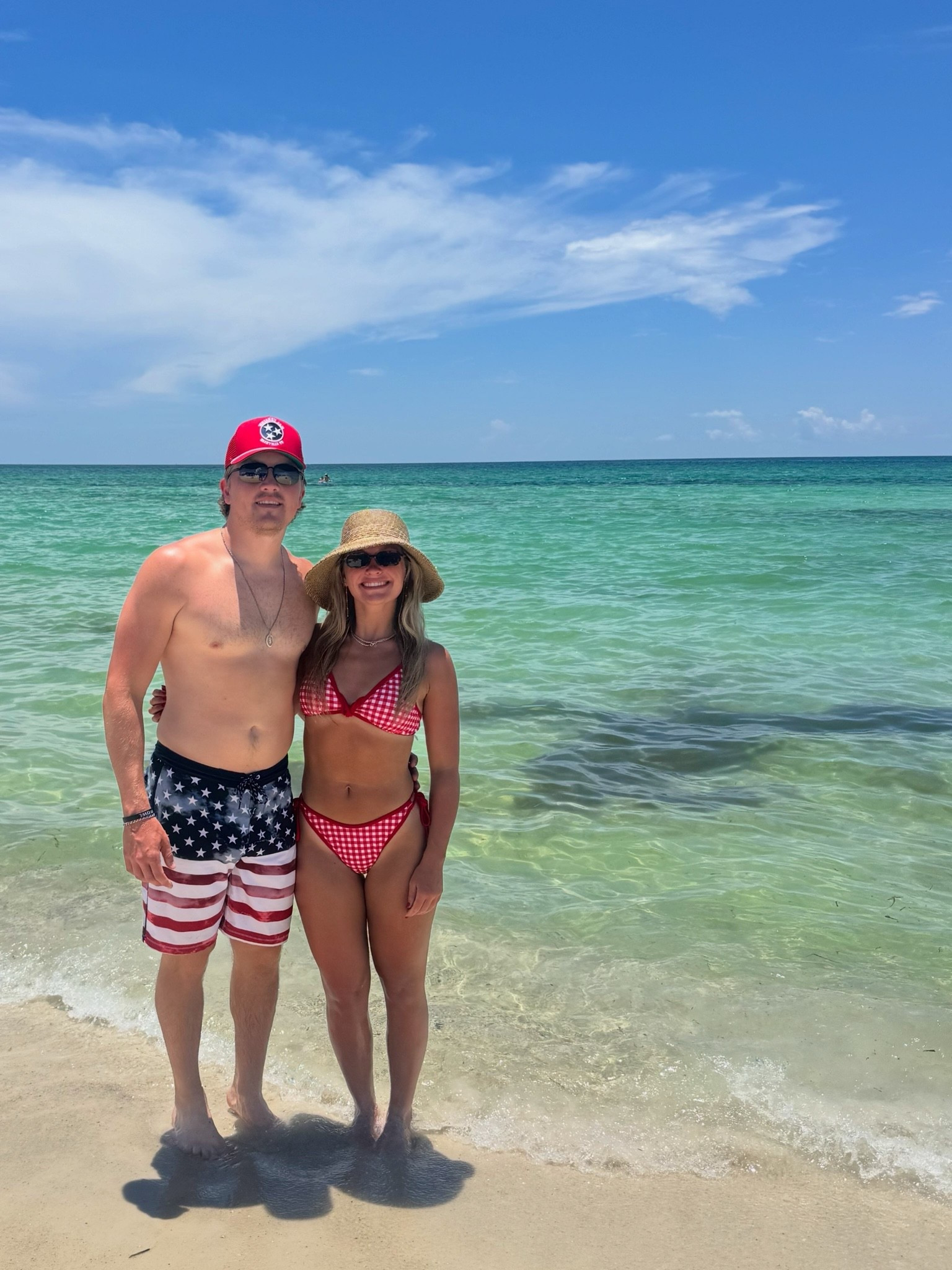 Amazon 4th of July suit! ❤️🇺🇸 #ltkamazon #4thofjuly #swimsuit

#LTKootd #LTKSaleAlert #LTKTravel