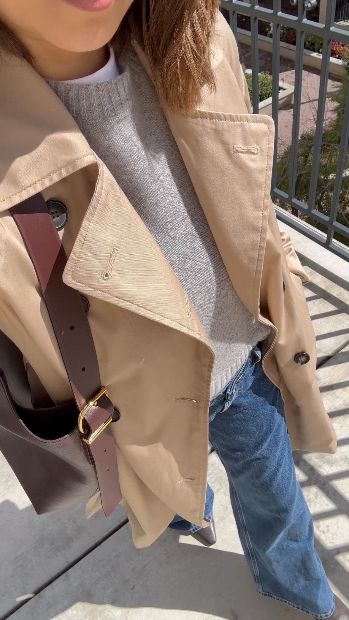 Spring outfit details 

Everlane trench coat 
Everlane cashmere sweater 
Everlane low rise jeans
Madewell tote - 25% off for insiders 
Boots 

#LTKSeasonal #LTKSaleAlert #LTKStyleTip