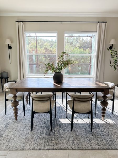 My new dining chairs finally arrived, and I am in love with them. I’ve have wanted these chairs for a few years and they definitely met every expectation I had!

Arhaus Jagger chairs, Hattie cabinet, turned table, the gallery, sconces, afloral stems, Loloi rug

#LTKhome #LTKFind