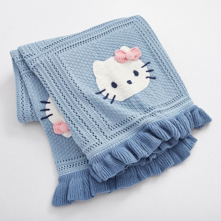 Hello Kitty® Crochet Throw | Pottery Barn Teen