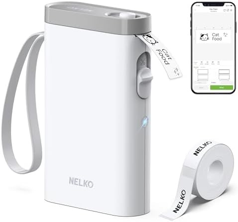 Nelko Label Maker Machine with Tape, P21 Bluetooth Label Printer, Wireless Mini Label Makers with... | Amazon (US)