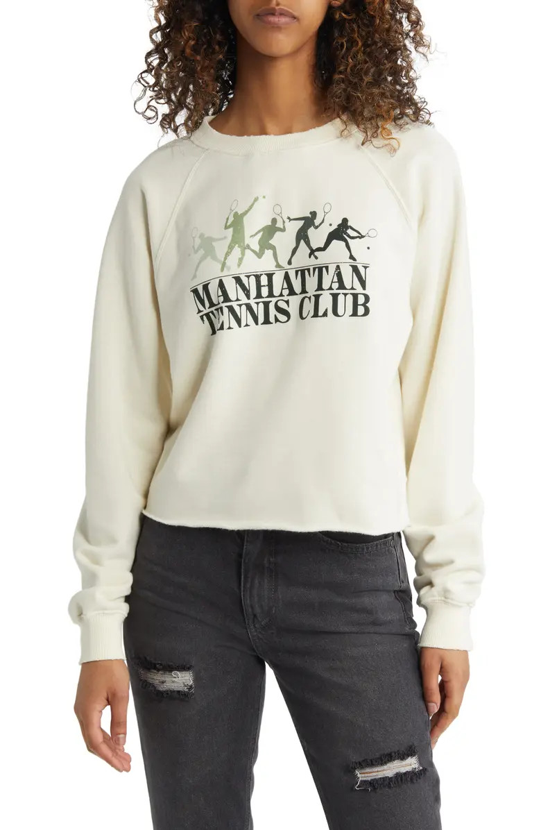 GOLDEN HOUR Manhattan Tennis Club Graphic Sweatshirt | Nordstrom | Nordstrom