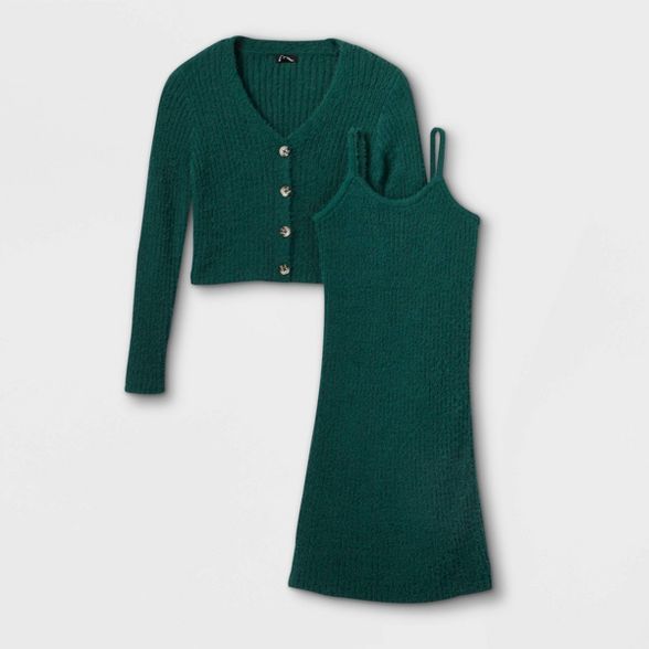 Girls' Sweater Dress & Cardigan Set - art class™ | Target