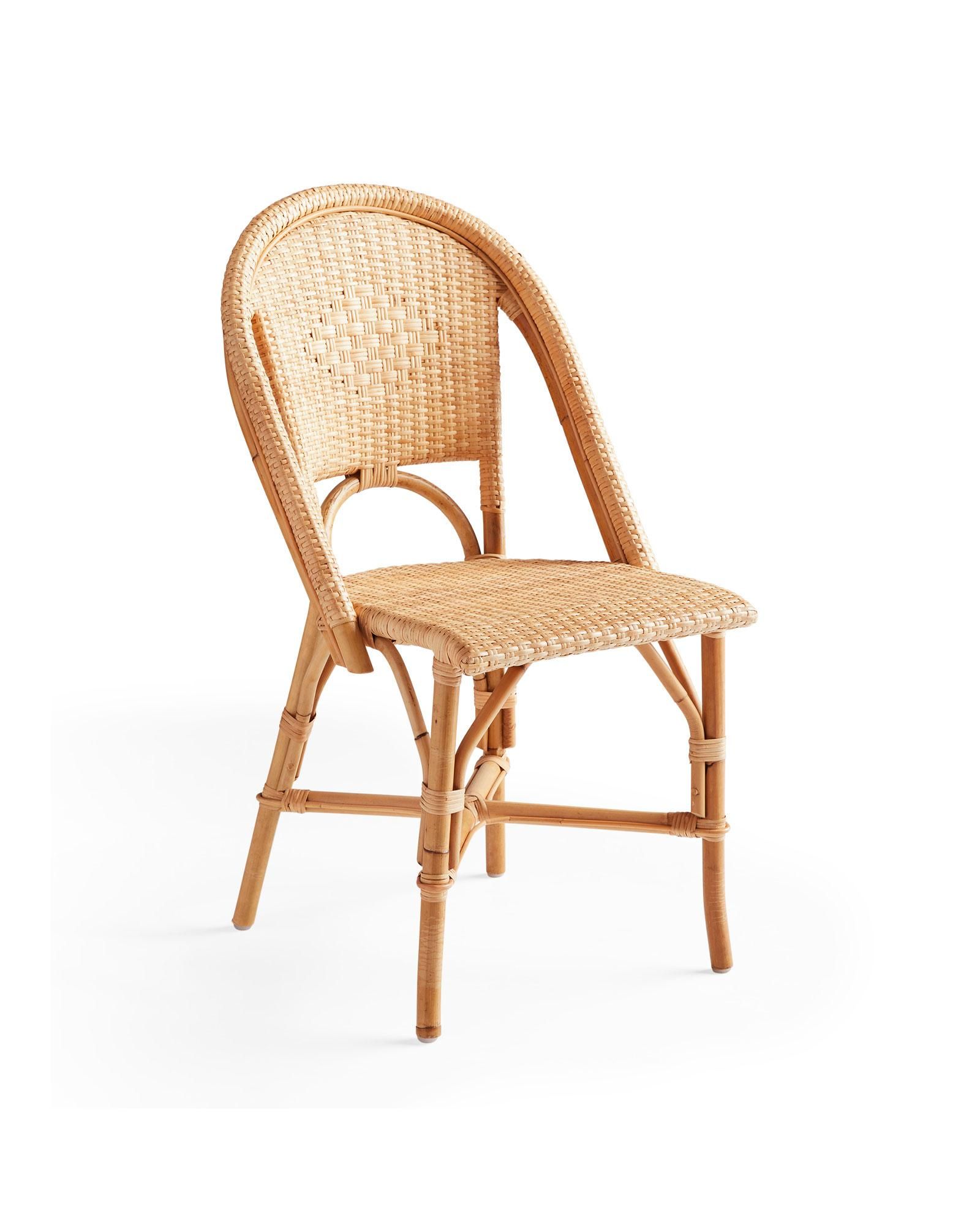 Sunwashed Riviera Rattan Dining Chair | Serena and Lily