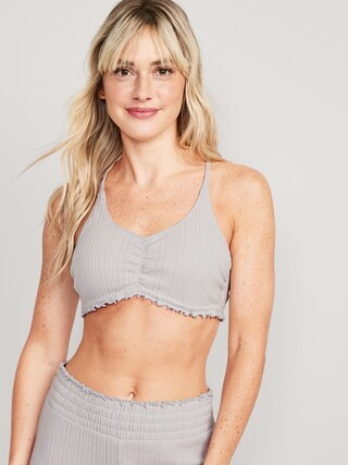 Pointelle-Knit Bralette Top for Women | Old Navy (US)