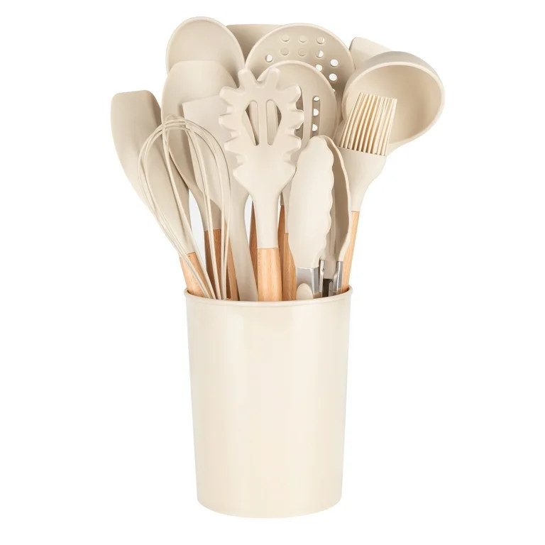 Mainstays 14pcs Cooking Utensil Set with Caddy | Walmart (US)