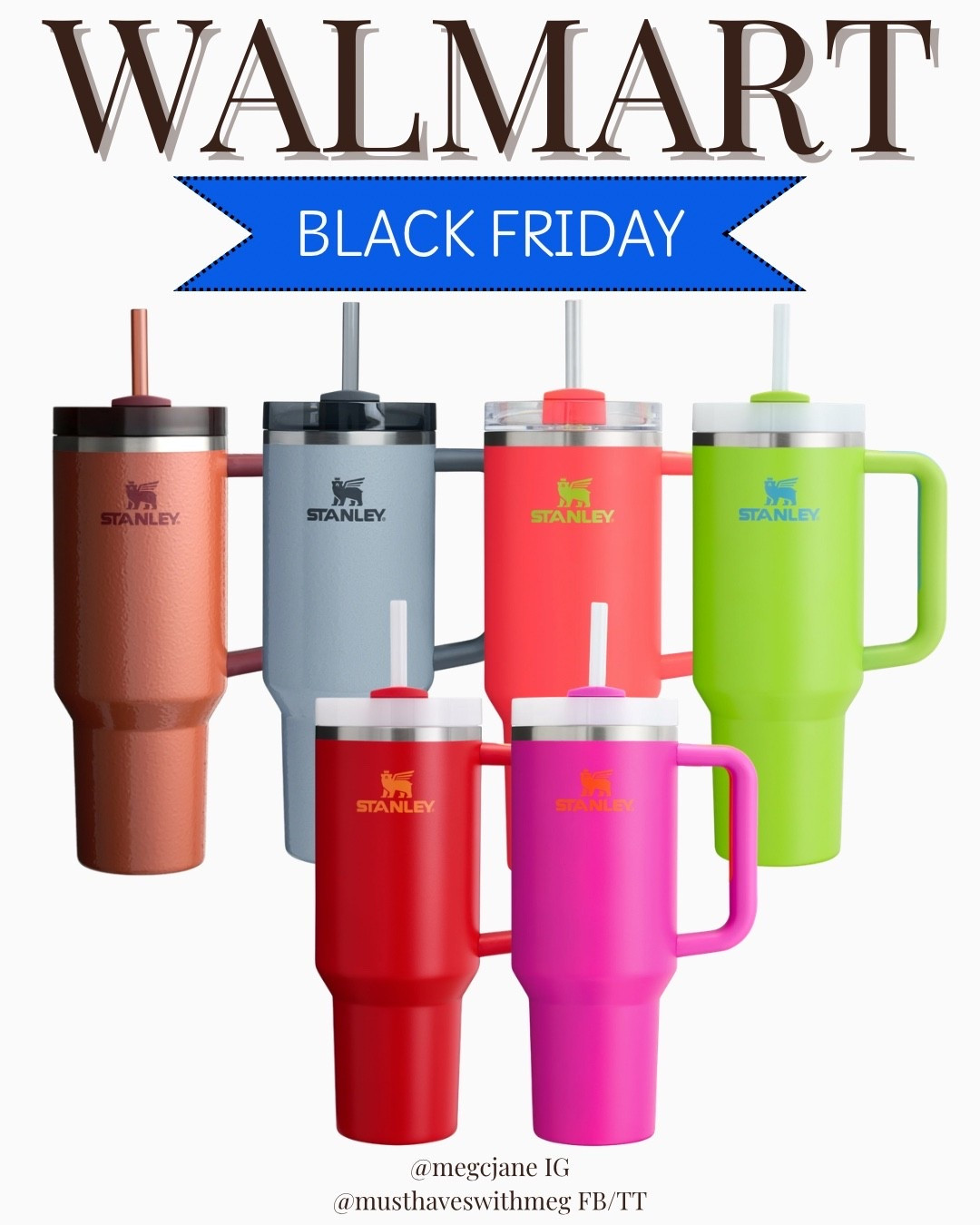 40 oz Stanley Quenchers are only $24.97 for Walmart Black Friday 🫣 RUN!🏃‍♀️ The hammertone shades are GORGEOUS 😍

#LTKGiftGuide #LTKSaleAlert #LTKCyberWeek