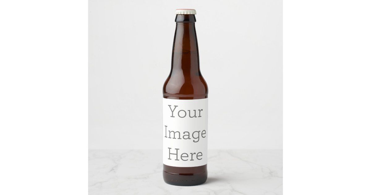 Create Your Own Beer Bottle Label (4" x 3.5") | Zazzle | Zazzle