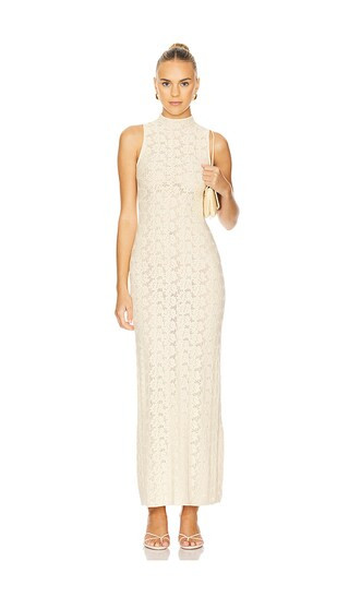 x REVOLVE Claudina Maxi Dress in Ivory | Revolve Clothing (Global)