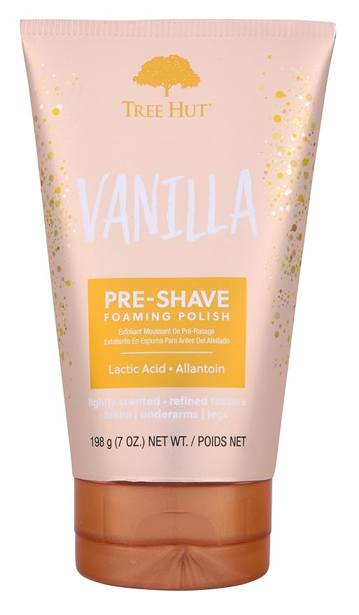 Tree Hut Vanilla Shave Prep Polish, Exfoliating & Smoothing Formula to Soften Skin and Prep for a... | Amazon (US)