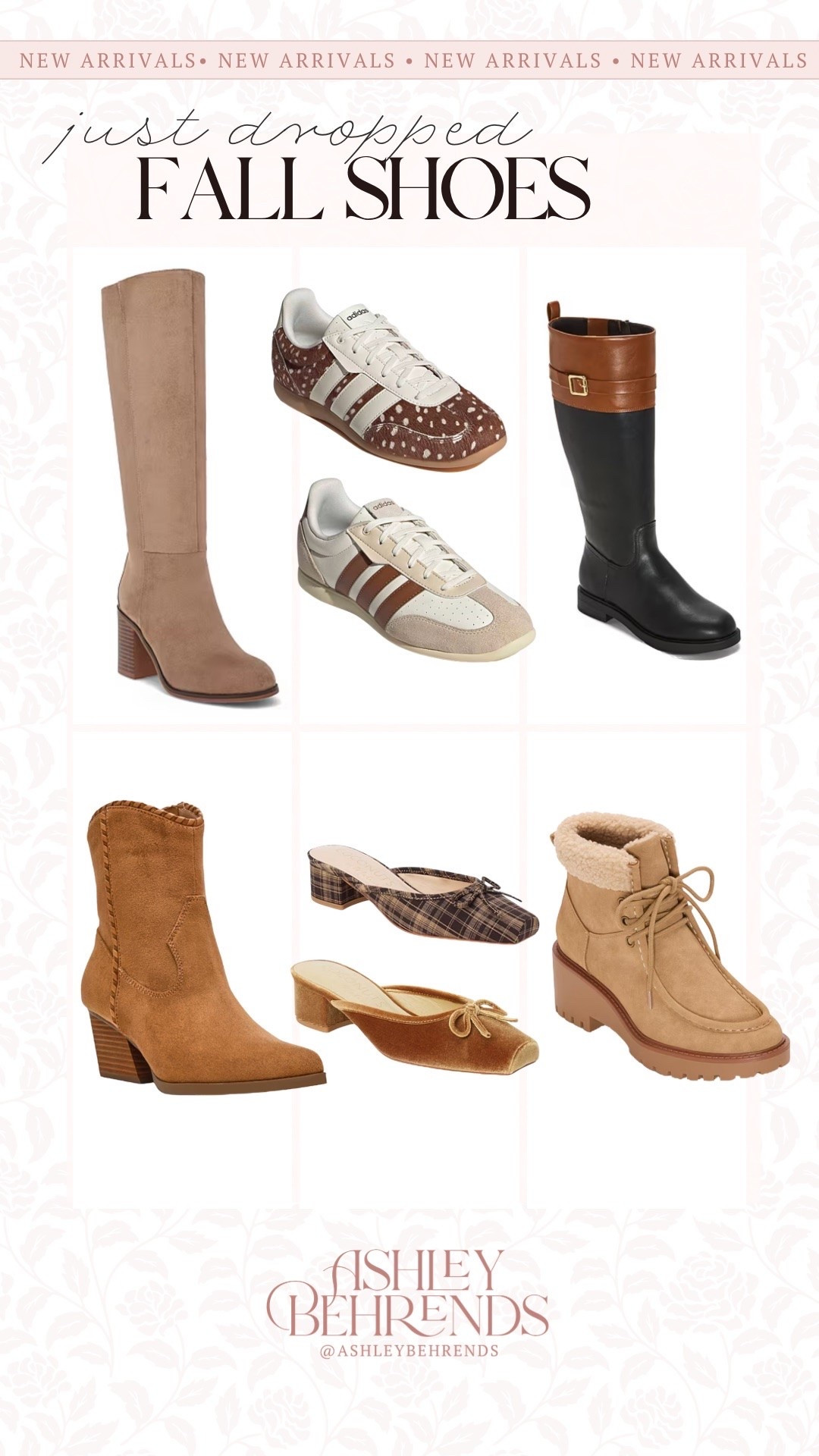 Give me all of the shades of brown this fall season. These shoes that just dropped are so cute, and on trend! I absolutely love the small block heel on these slip in mules and the pattern and fabric is so good for fall. These boots look like they should cost a ton, but they are actually affordable! 
Fall shoes