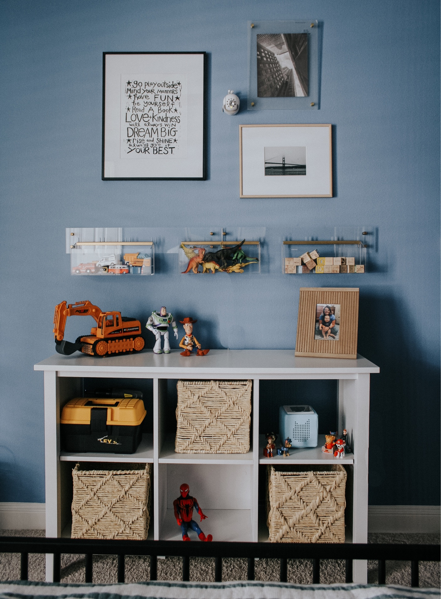 I love using toys as decorations in a kids room! It brings so much color and creativity to the space 🚜🚨

#LTKstyletip #LTKhome