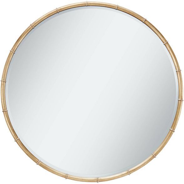 Uttermost Morgan Antique Gold Leaf 34" Round Ring Framed Wall Mirror | Target