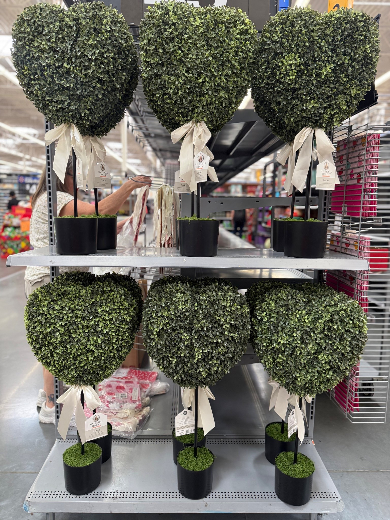 Walmart has these adorable heart-shaped topiary trees for Valentine’s Day! 😍💚  
These look so expensive but they’re so affordable.  
They’re going viral for a reason—check your store ASAP!

#LTKSeasonal #LTKHome #LTKFindsUnder100
