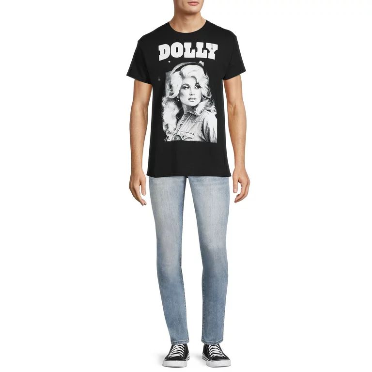 Dolly Parton Men's Portrait Graphic T-Shirt, Size S-3XL | Walmart (US)
