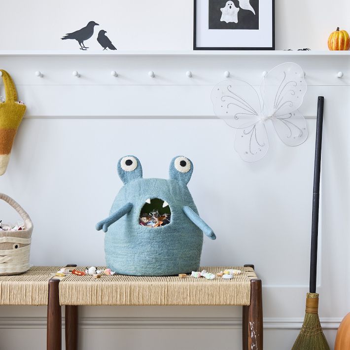 Halloween Felt Monster Candy Bowl | West Elm (US)