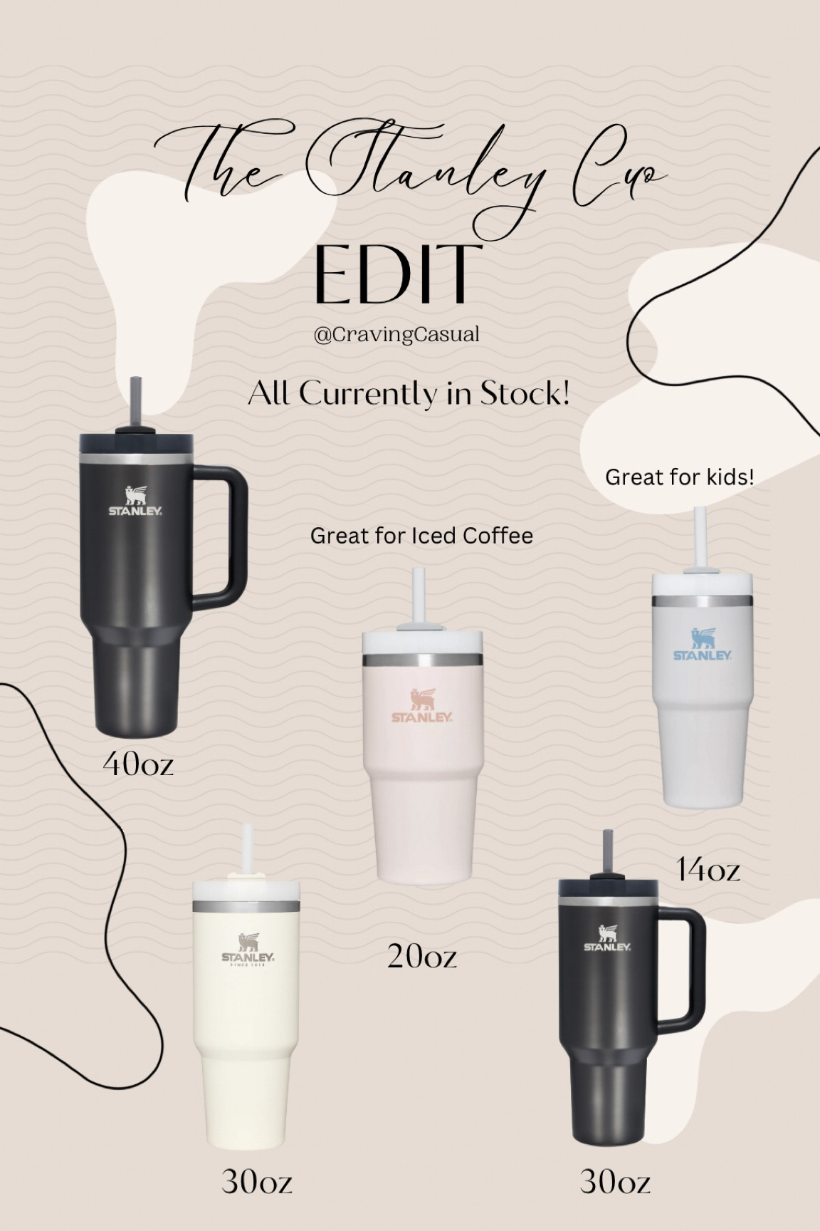 The Stanley Cup Edit. In Stock! 

#LTKunder50 #LTKGiftGuide #LTKFind