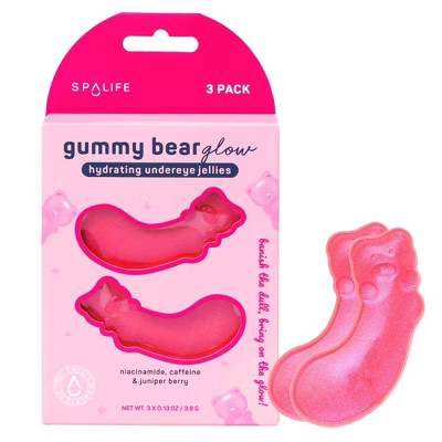 SpaLife Hydrating Undereye Jellies - Gummy Bear Glow - 3ct | Target