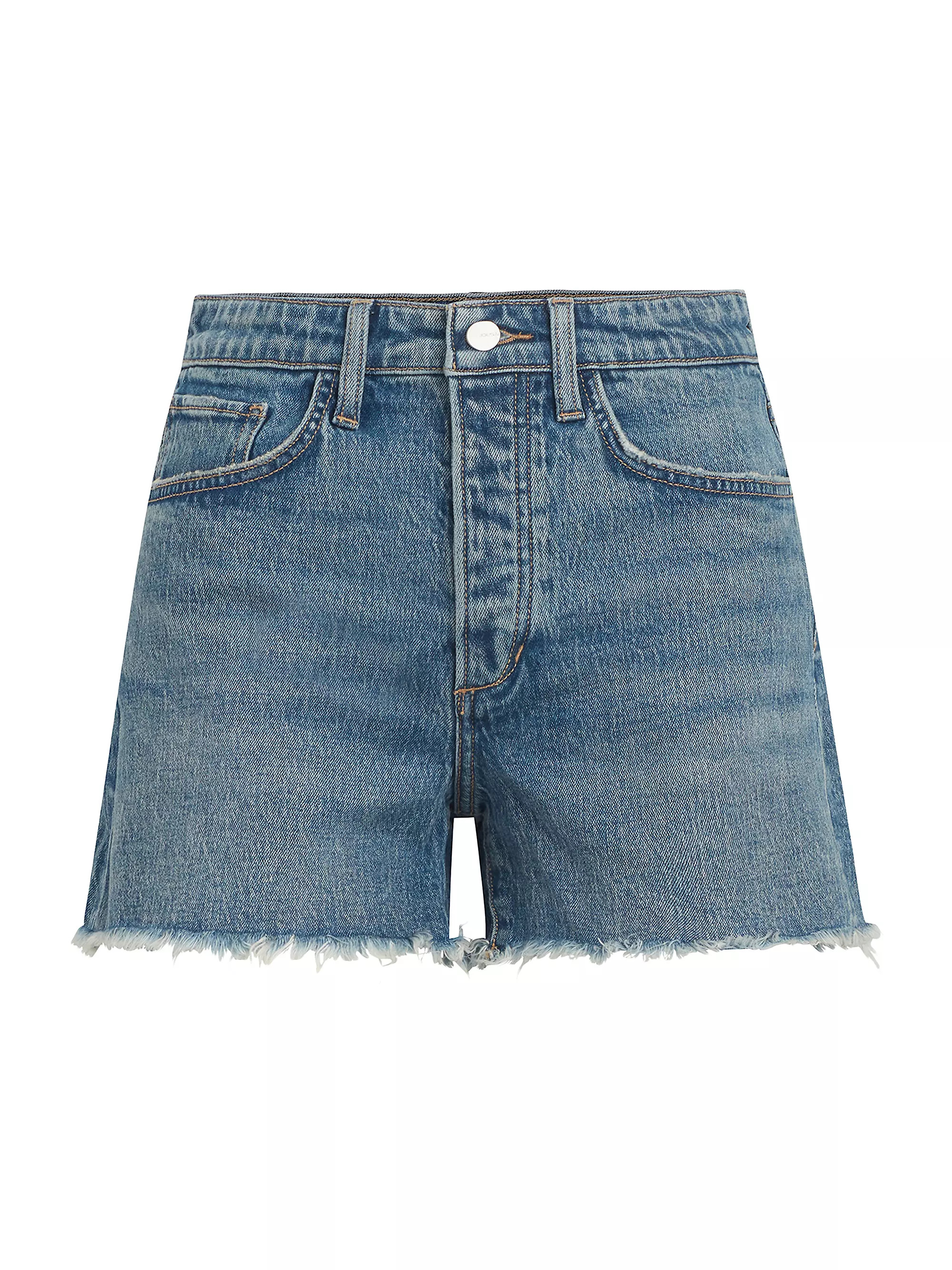 The Jessie Frayed Denim Shorts | Saks Fifth Avenue