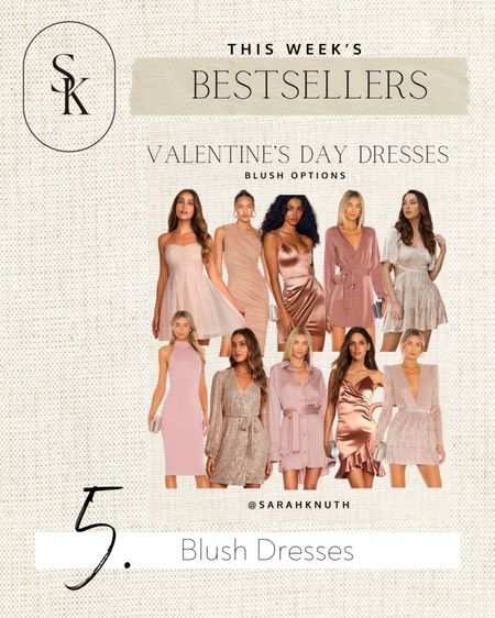 Blush dresses, Valentine’s Day dresses

#LTKwedding #LTKunder100