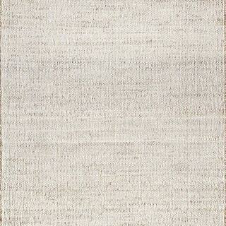 Elfriede Solid Jute Natural 6 ft. Square Rug | The Home Depot