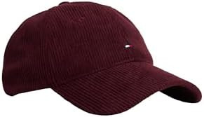 Tommy Hilfiger Mens Tommy Hilfiger Hats for Men | Corduroy Logo Adjustable Baseball Cap | Amazon (US)