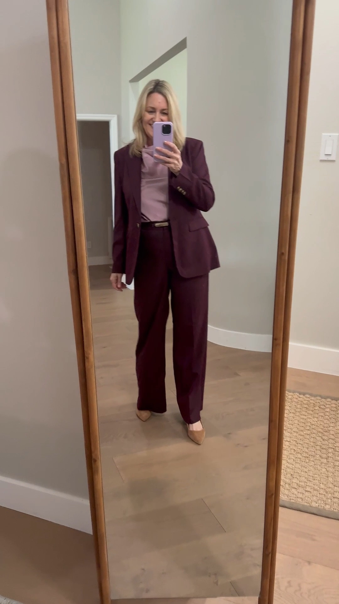 Great burgundy suit for work!  Workwear, work outfit, suit separates

#LTKWorkwear #LTKMidsize #LTKSeasonal