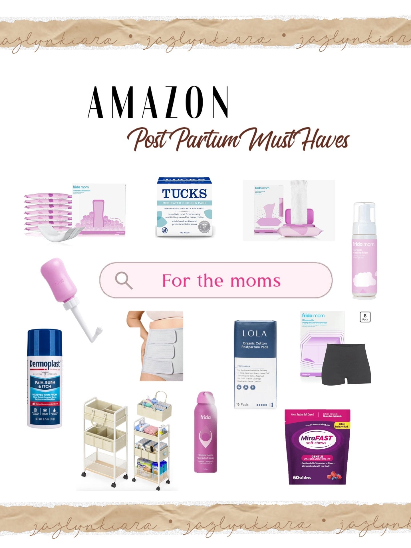 My postpartum survival kit all from Amazon 💖

#LTKmomlife #LTKBaby #LTKselfcare