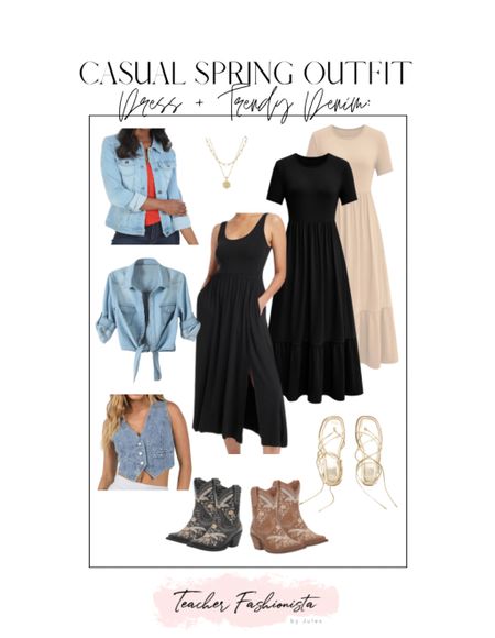 Loving the denim trend going on. I think it’s so cute over dresses, too! And I couldn’t pass up pairing these outfits with cowboy / western boots or fun sandals for a festival vibe!



#LTKsalealert #LTKFestival #LTKSeasonal