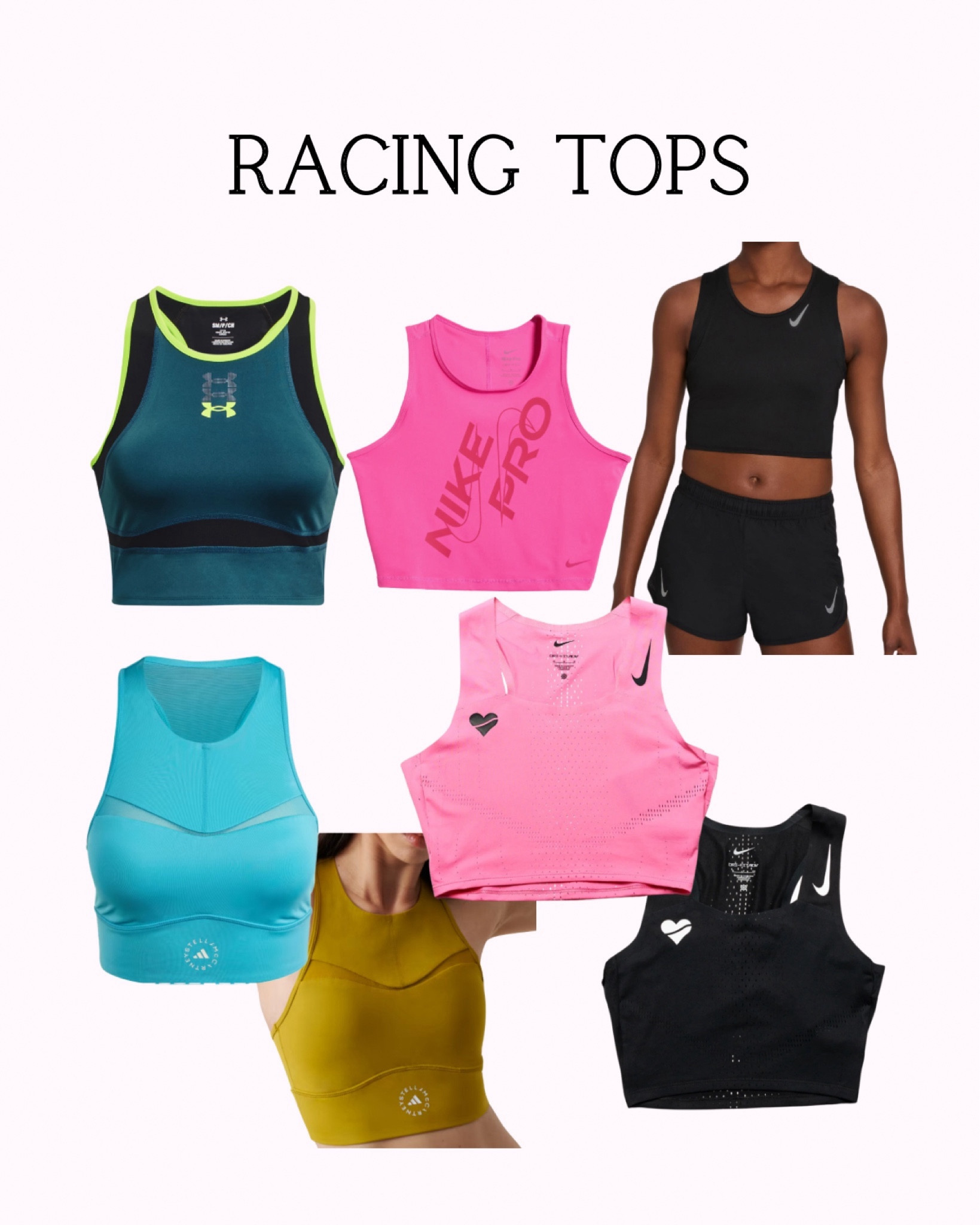 Linked my favorite race crop tops 🩷🩵💛 

#LTKGiftGuide #LTKfitness #LTKsalealert