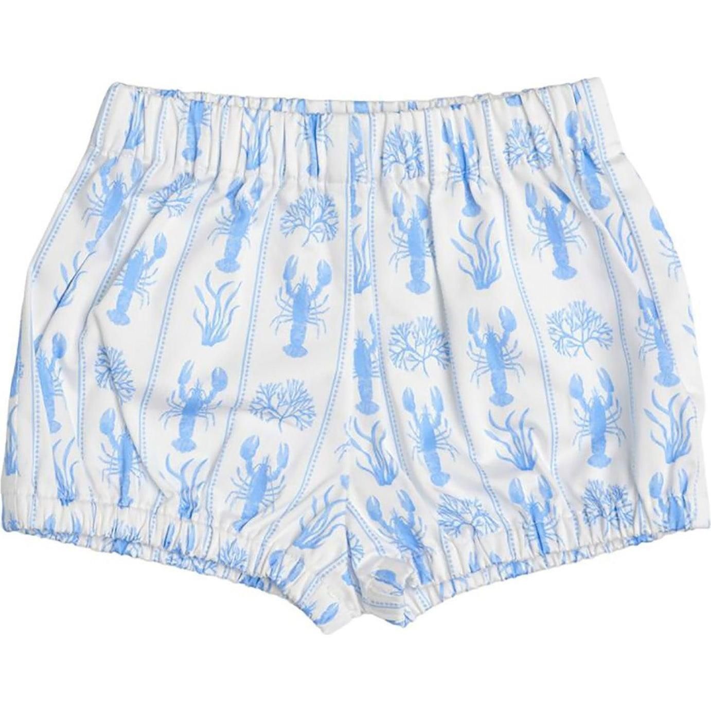 Somers Elastic Waist And Thigh Shorties, Harbour Court Lobster | Maisonette