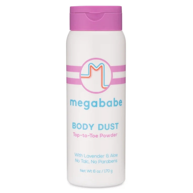Megababe Body Dust Sweat-Absorbing Powder, Talc-Free, Lavender & Aloe, 6 oz | Walmart (US)