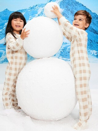 2-Way-Zip Microfleece Pajama One-Piece for Toddler & Baby | Old Navy (US)