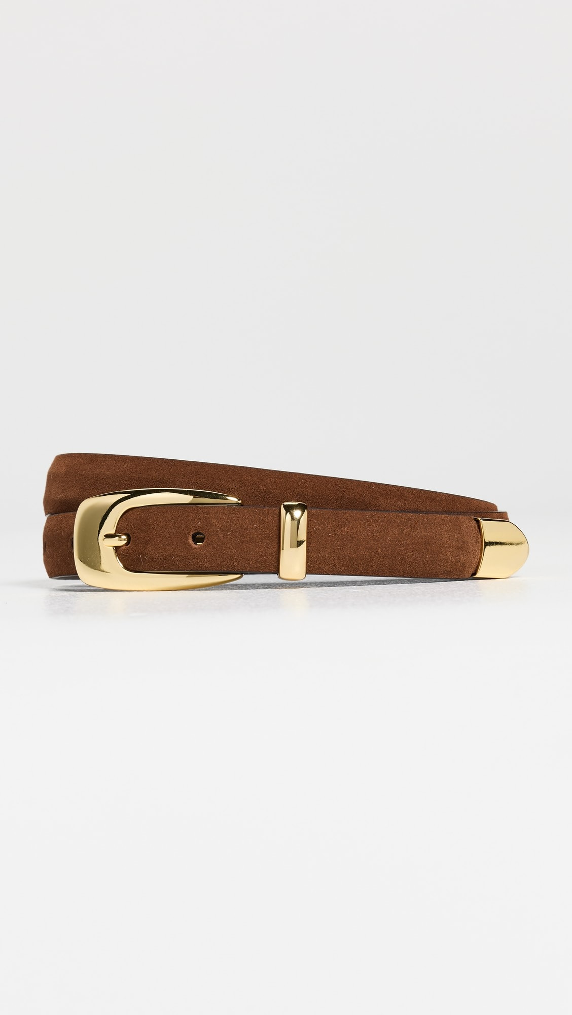 Skinny Suede Leather Belt | Shopbop