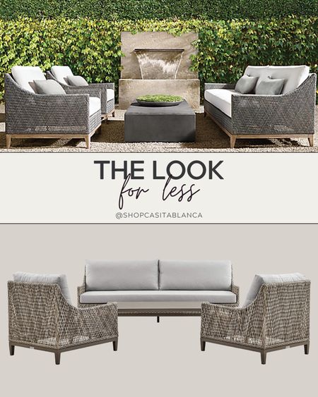 RH Paraiso outdoor set look for less!

Amazon, Rug, Home, Console, Look for Less, Living Room, Bedroom, Dining, Kitchen, Modern, Restoration Hardware, Arhaus, Pottery Barn, Target, Style, Home Decor, Summer, Fall, New Arrivals, CB2, Anthropologie, Urban Outfitters, Inspo, Inspired, West Elm, Console, Coffee Table, Chair, Pendant, Light, Light fixture, Chandelier, Outdoor, Patio, Porch, Designer, Lookalike, Art, Rattan, Cane, Woven, Mirror, Arched, Luxury, Faux Plant, Tree, Frame, Nightstand, Throw, Shelving, Cabinet, End, Ottoman, Table, Moss, Bowl, Candle, Curtains, Drapes, Window, King, Queen, Dining Table, Barstools, Counter Stools, Charcuterie Board, Serving, Rustic, Bedding,, Hosting, Vanity, Powder Bath, Lamp, Set, Bench, Ottoman, Faucet, Sofa, Sectional, Crate and Barrel, Neutral, Monochrome, Abstract, Print, Marble, Burl, Oak, Brass, Linen, Upholstered, Slipcover, Olive, Sale, Fluted, Velvet, Credenza, Sideboard, Buffet, Budget, Friendly, Affordable, Texture, Vase, Boucle, Stool, Office, Canopy, Frame, Minimalist, MCM, Bedding, Duvet, Rust

#LTKSeasonal #LTKFind #LTKhome