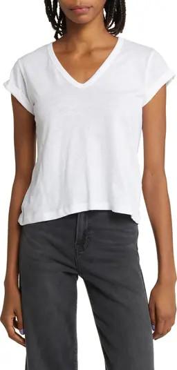 Anna V-Neck Cotton T-Shirt | Nordstrom