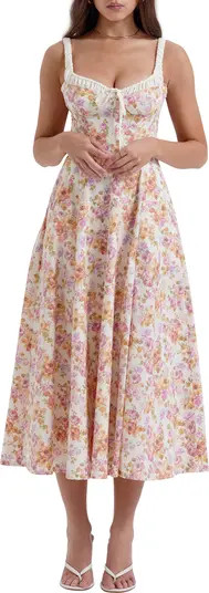 Corset Fit & Flare Dress | Nordstrom