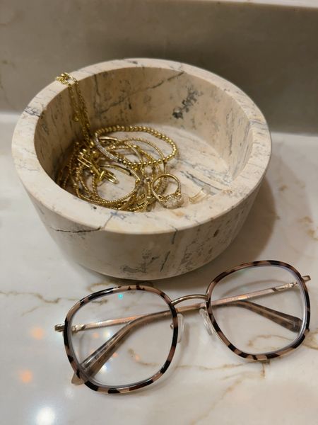 Loving this dish for my everyday jewelry🤎 it’s super pretty & sturdy! Holds a ton too! & these are my everyday glasses I’ve had for a couple years and can’t suggest enough from Quay!

Target finds / beauty / organization / Holley Gabrielle 

#LTKhome #LTKfindsunder100 #LTKfindsunder50