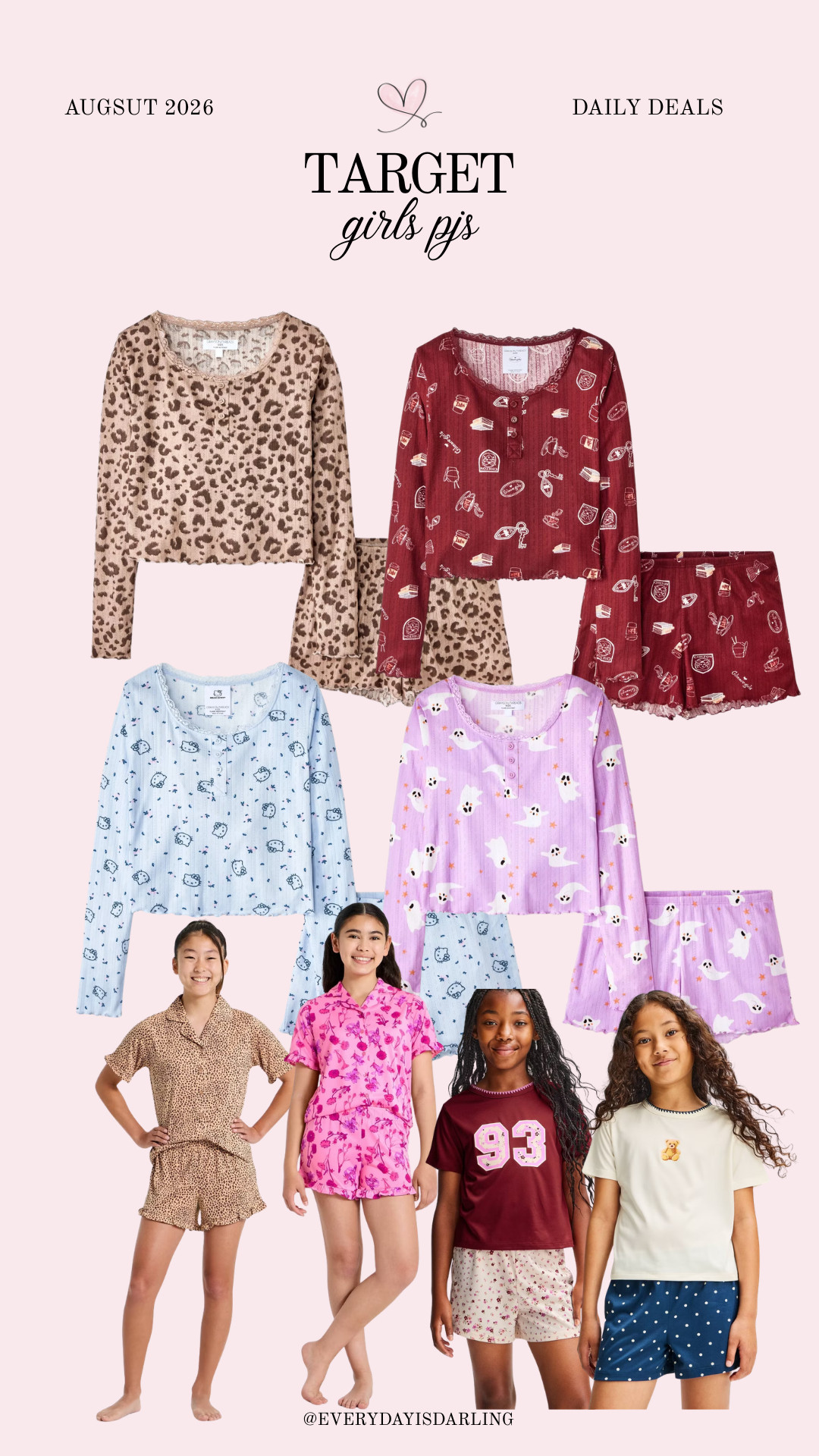 Girls pjs for fall out at Target! 

 #LTKootd #LTKKids