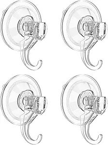 VIS'V Wreath Hanger, Large Clear Heavy Duty Suction Cup Wreath Hooks 22 LB Removable Strong Windo... | Amazon (US)