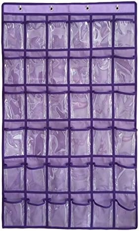 NIMES Hanging Closet Underwear Sock Jewelry Storage Over The Door Classroom Cell Phone Calculator... | Amazon (US)