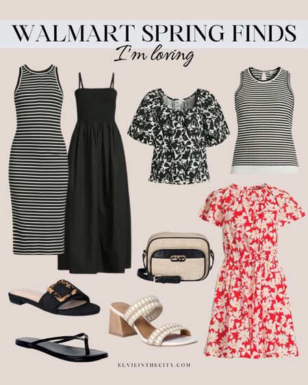 Walmart spring finds I’m loving, including summer dresses, a floral top, striped sleeveless top, sandals, and a crossbody bag. 

Walmart finds, fashion over 40, spring outfit, summer outfit, resort wear

#walmartpartner
#walmartfashion
@walmartfasion

#LTKshoecrush #LTKfindsunder50 #LTKstyletip