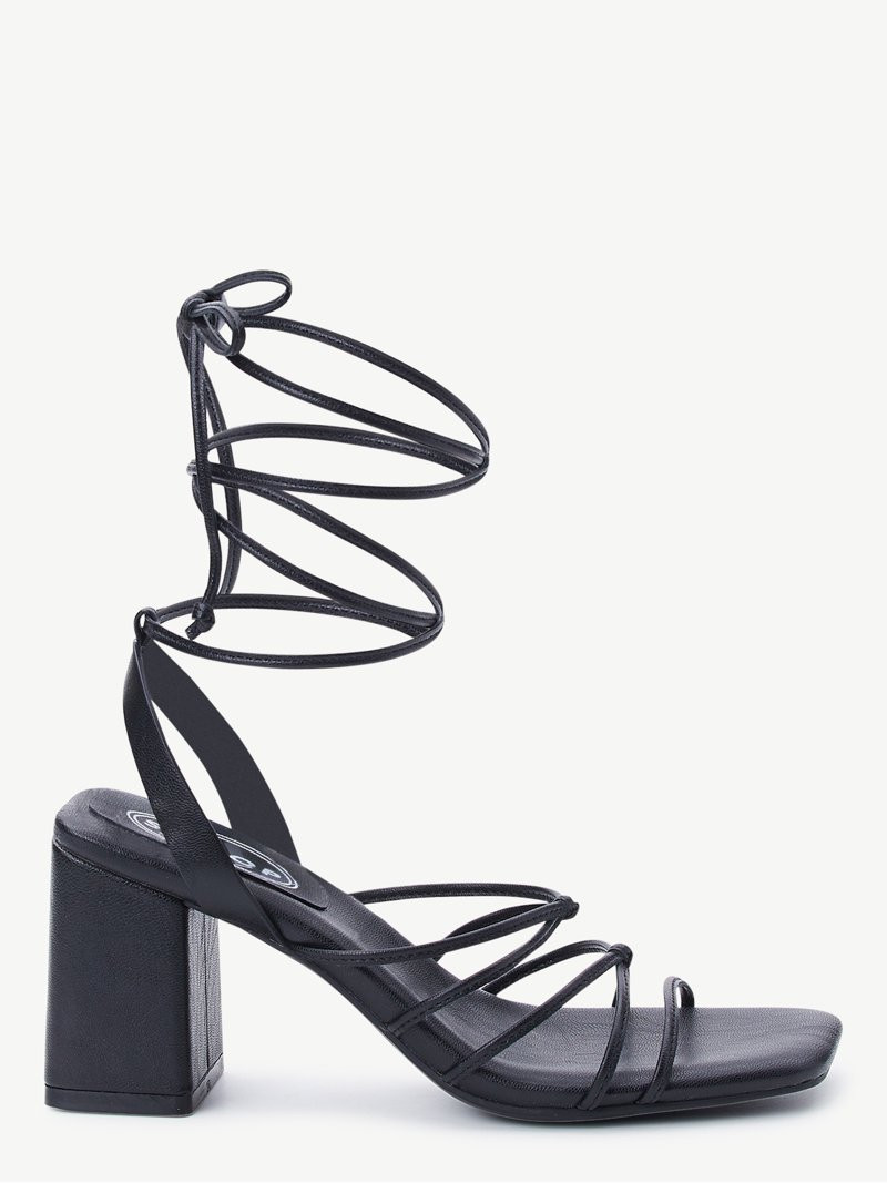 Scoop Women's Strappy Block Heel Sandals | Walmart (US)