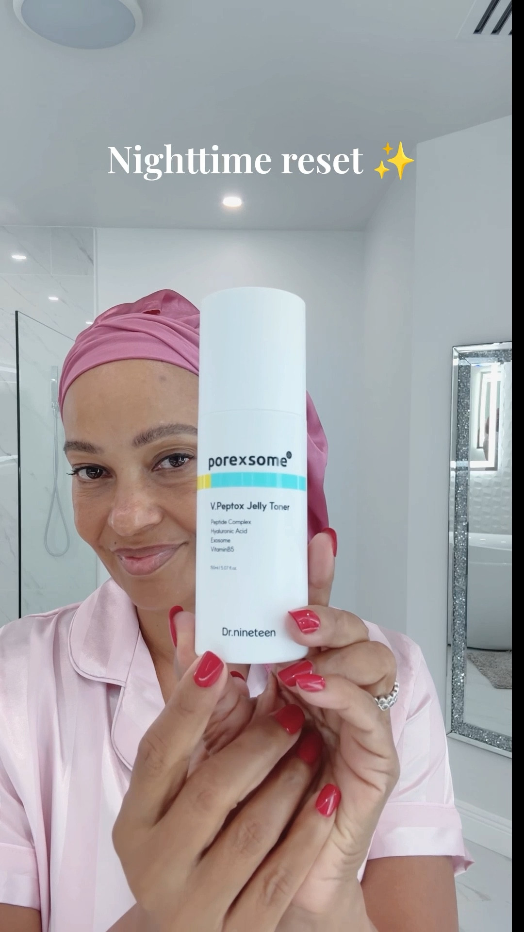 My nighttime pore care routine I actually stick to.
Hydrating → Firming → Moisture Lock.
Results have been smoother texture + softer, bouncy skin 💧🤍

#kbeauty #koreanskincare #poretightening #glassskinroutine #skintok
#nighttimeroutine #hydratedskin #firmskin #skincarecommunity #beautyroutine #drnineteen #porexsome

#LTKBeauty #LTKFindsUnder100 #LTKOver40