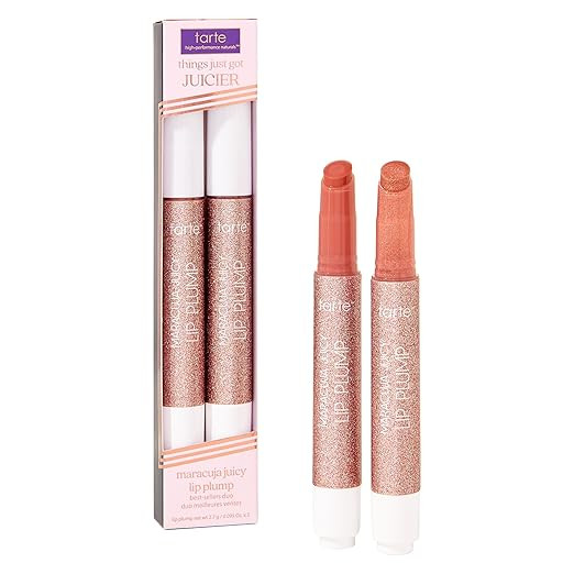 tarte maracuja juicy lip plump – Hydrating & Volumizing Lip Plumper Gloss Balm with Nourishing ... | Amazon (US)