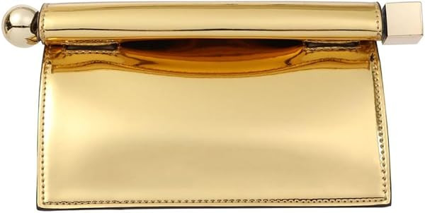 Trendy PU Leather Clutch Bag for Women Versatile Folding Evening Purse Metal Decoration Crossbody... | Amazon (US)