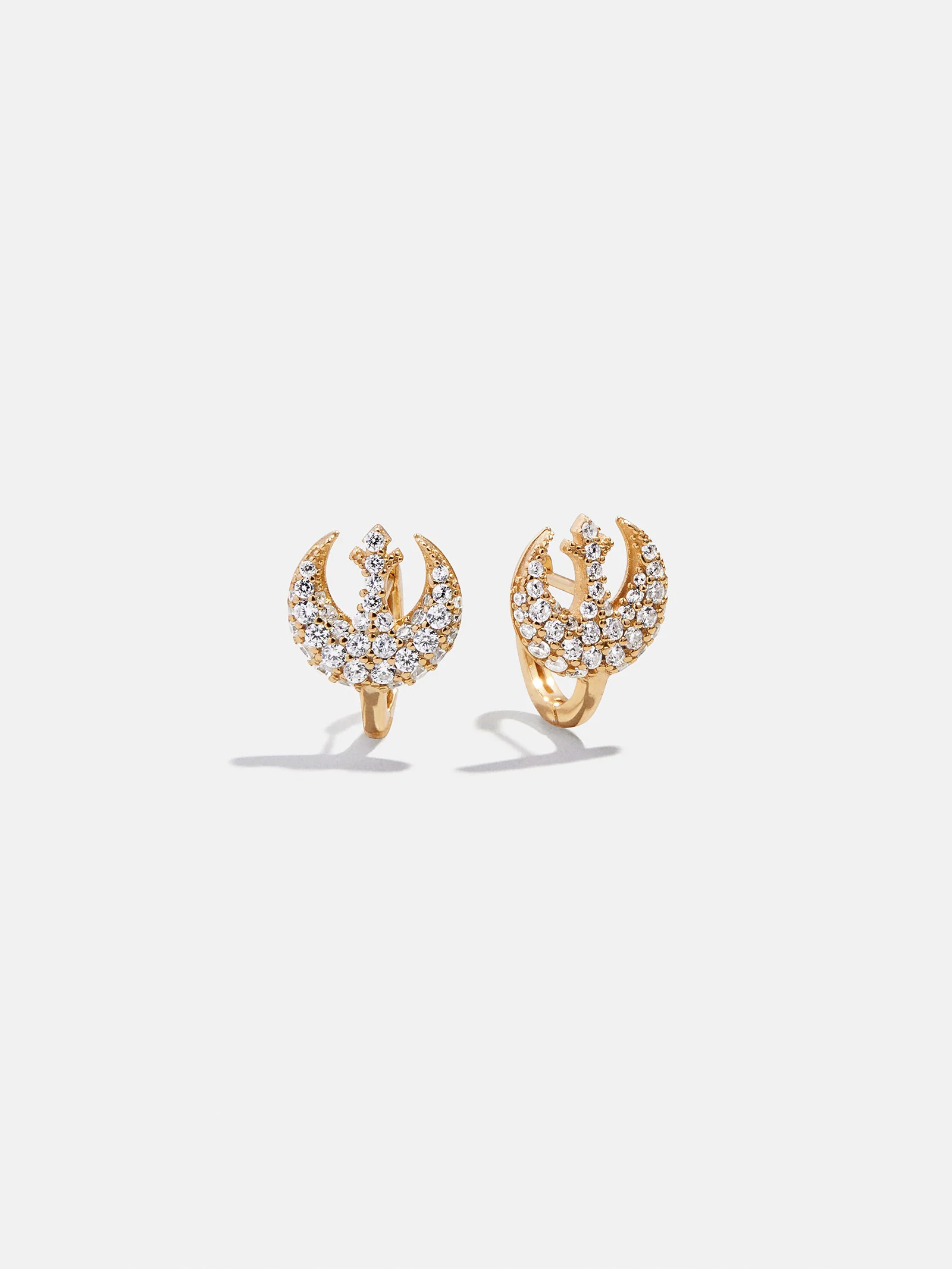STAR WARS™ Rebel Alliance 14K Gold Plated Sterling Silver  Earrings - Rebel Alliance | BaubleBar