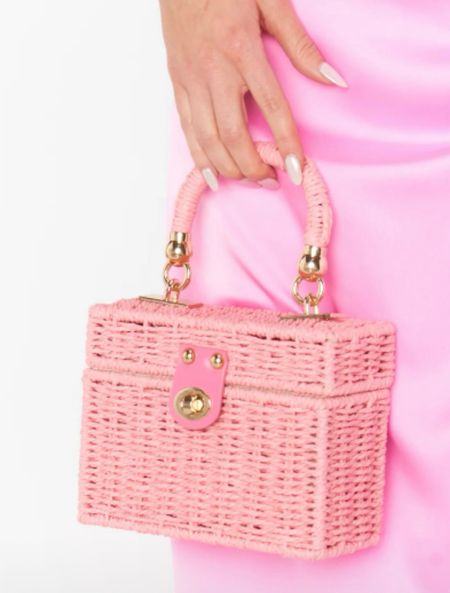 Just received this bag and I’m in love! Obsessed is the better word but it’s overused! Lol! The color, quality and overall cuteness makes it the perfect little pink bag. Oh one more thing it’s on sale, final sale so move fast my friends! 

#pinkbag #wickerbag #salealert #summeraccessories #weddingaccessories #cutestpinkbag

#LTKSeasonal #LTKStyleTip #LTKSaleAlert
